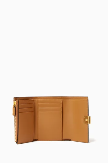 Small Aren Wallet in Visetos Canvas