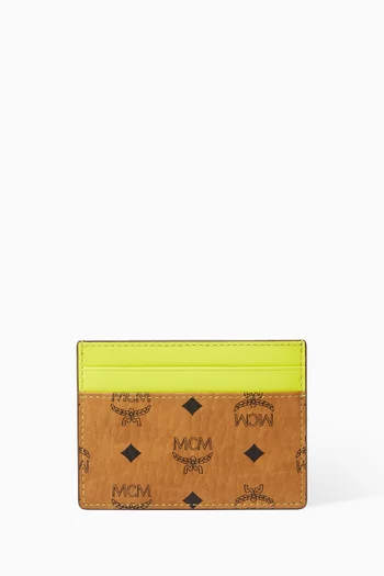 Aren Card Case in Visetos Canvas