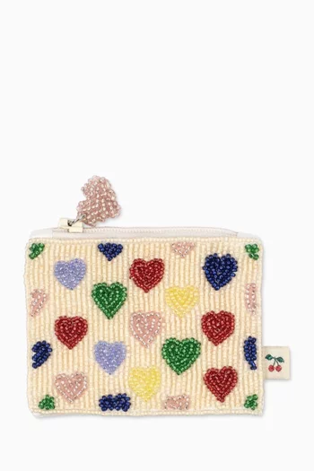 Coeur Beaded Wallet