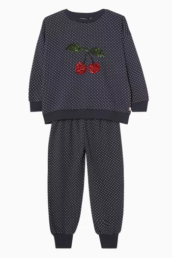Lou Dot Sweatpants in Organic Cotton-blend
