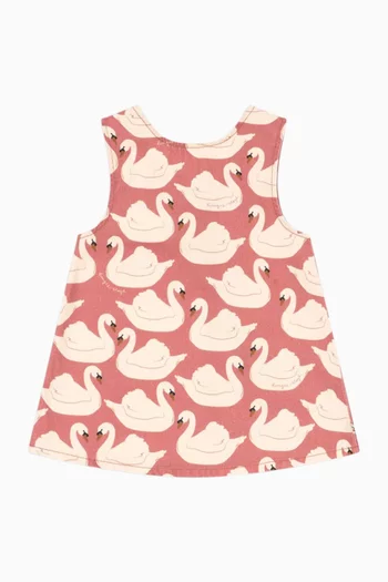 Magot Printed Dress in Organic-cotton
