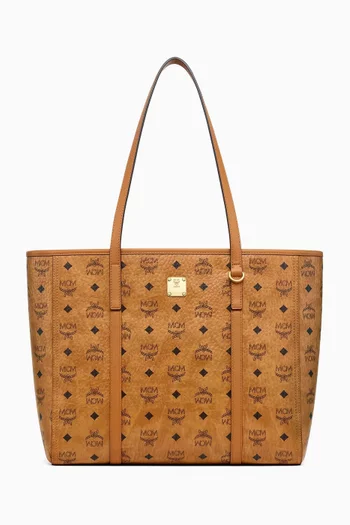 Toni Shopper Tote Bag in Visetos Canvas