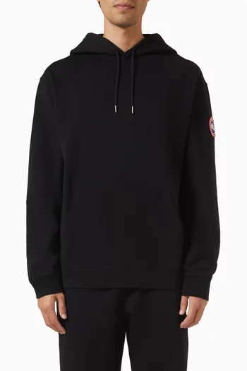 Logo-patch Hoodie in Cotton-fleece