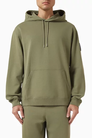 Logo-patch Hoodie in Cotton-fleece