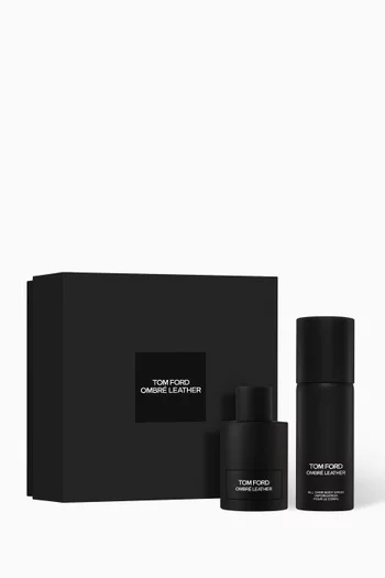 مجموعة ماء عطر وبخاخ للجسم اومبريه ليذر