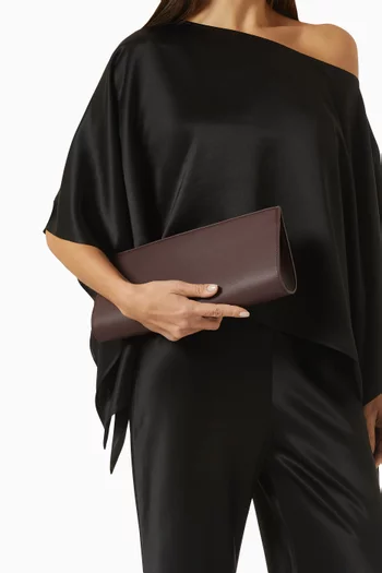 Small Slim Clutch in Vegan Ultrafiber