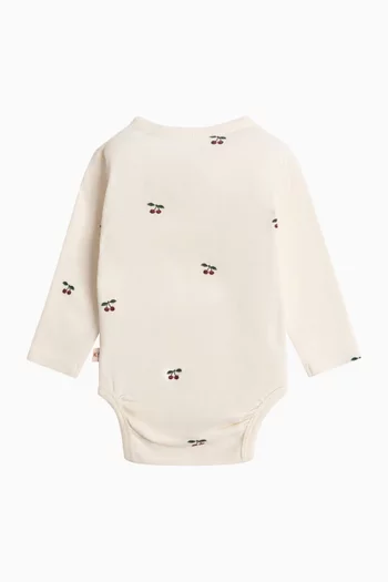 Cherry Bodysuit in Organic-cotton