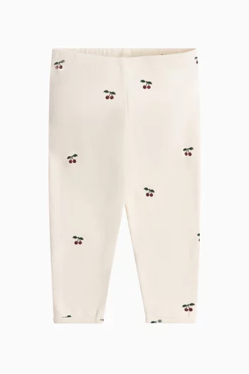 Cherry-print Leggings
