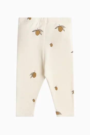 Lemon-print Leggings
