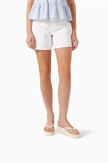 High Platform Flip-flop Sandals in Natural Rubber