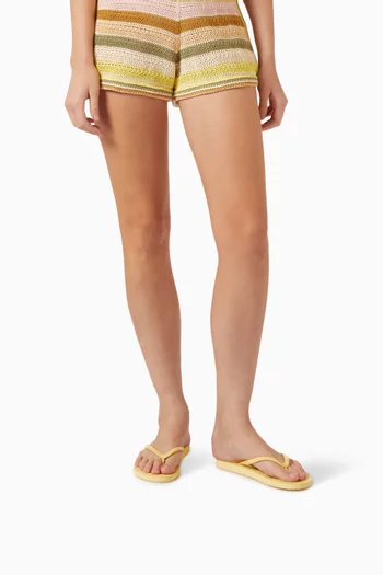 Slim Flip-flop Sandals in Natural Rubber