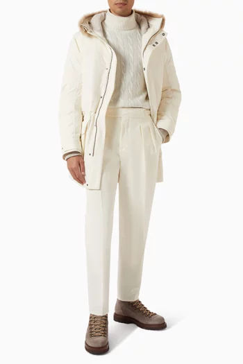 Bonded Parka Jacket in Nylon