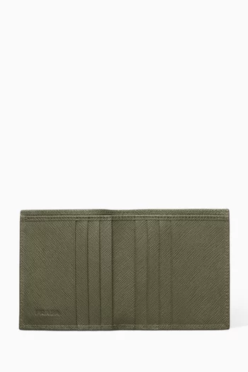 Wallet in Saffiano Leather