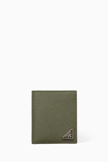 Wallet in Saffiano Leather