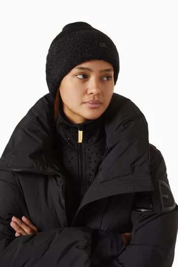 Sorato Beanie in Metallic-knit