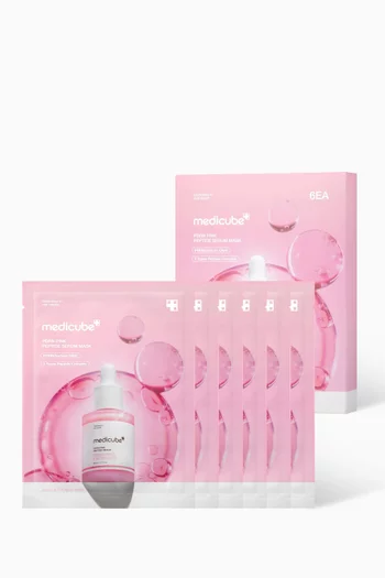 PDRN Pink Peptide Ampoule Mask, 6 Pieces