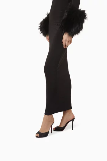 Me Dolly Degrastrass 100 Mules in Crystallized Mesh