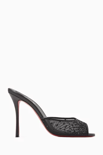 Me Dolly Degrastrass 100 Mules in Crystallized Mesh