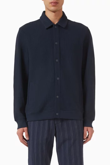 Hays Waffle Overshirt in Jersey