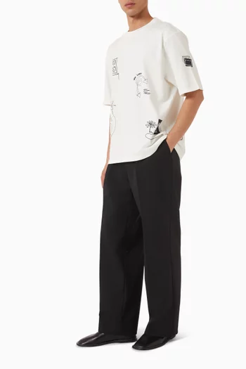 Milton Divide Doodle T-shirt in Organic Cotton