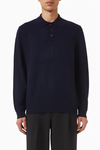Lawrie Polo in Merino Wool