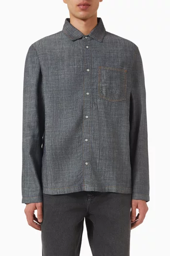 Manilla Shirt in Cotton Chambray