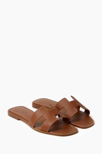 Unused Oran Sandals in Calfskin Leather, EU 39