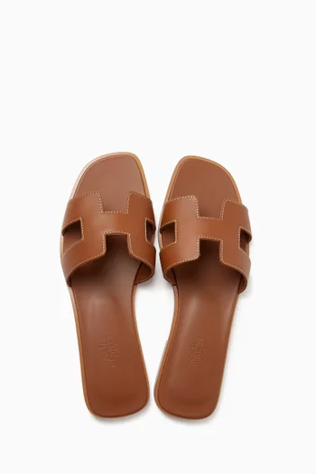 Unused Oran Sandals in Calfskin Leather, EU 38