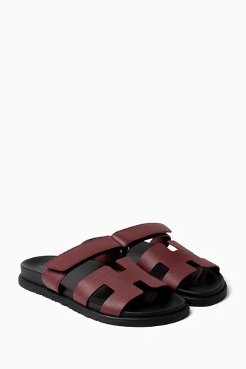 Unused Chypre Sandals in Epsom Leather, EU 40