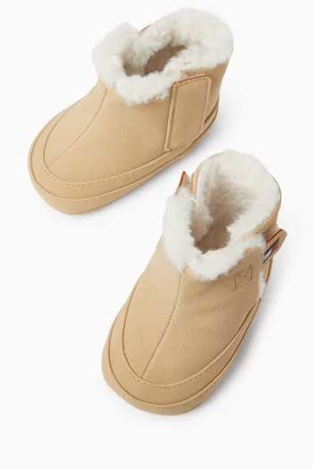 Teddy-lined Booties