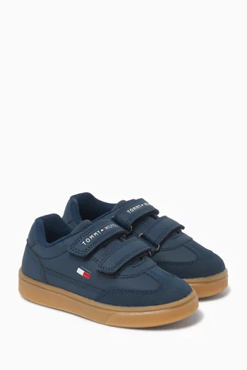 Velcro Sneakers in Leather
