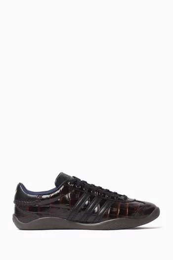 x Wales Bonner Karintha Sneakers in Croc-printed Leather