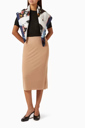 Fusion Midi Skirt in Jersey