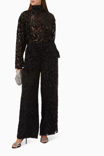 Rocco Wide-leg Pants in Devore