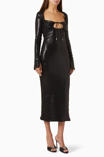 Amiata Sequin-embellished Dress