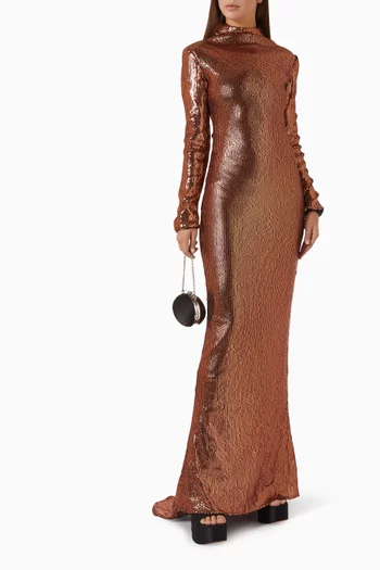 Alne Sequin-embellished Gown