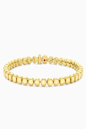 Egg-motif Bracelet in 18kt Gold