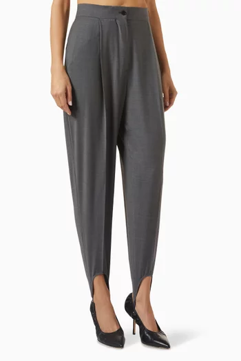 Stirrup Pants in Wool-blend