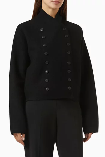 Uniform Jacket in Boiled Wool
