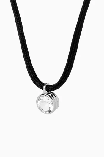 Brise-soleil Cord Necklace in Sterling Silver
