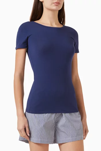 Slim-fit T-shirt in Stretch-cotton