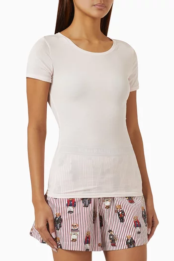 Slim-fit T-shirt in Stretch-cotton