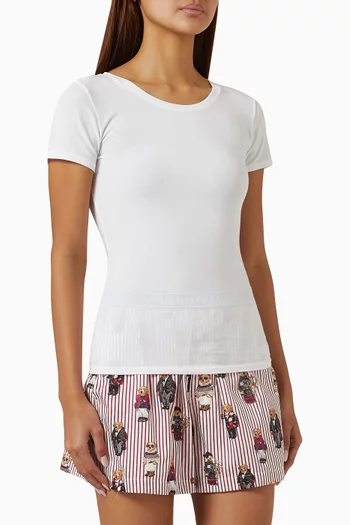 Slim-fit T-shirt in Stretch-cotton