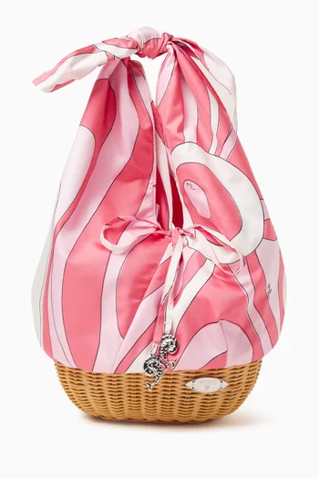 Picnic Top-handle Bag in Silk