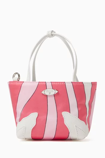 Small Borsa Tote Bag in Silk Twill