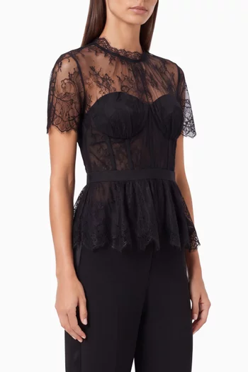 Kehlani Bustier Top in Lace
