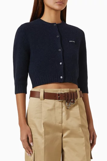 Cardigan in Wool-cashmere