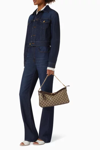 Medium Starlet Shoulder Bag in GG Canvas