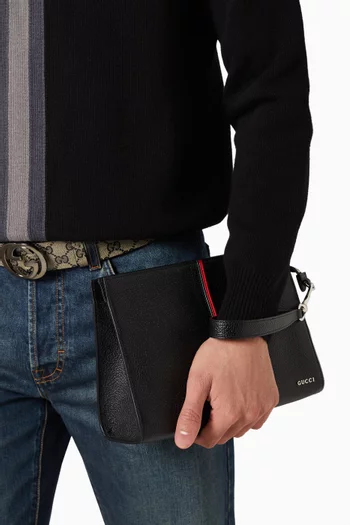 Web Pouch in Leather
