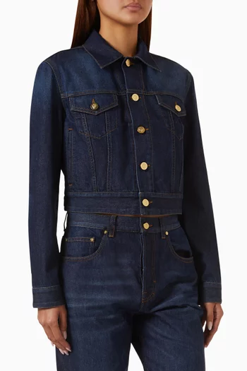 Cropped Jacket in Denim